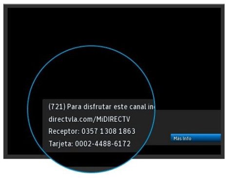 error 721 directv