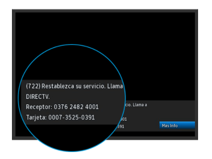 error 722 directv