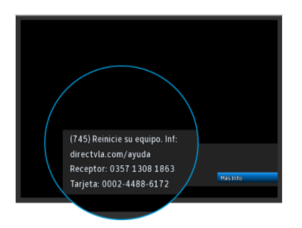 error 745 directv